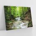 Obraz na płótnie 120x80 - Plączący się strumień - rzeka, strumień