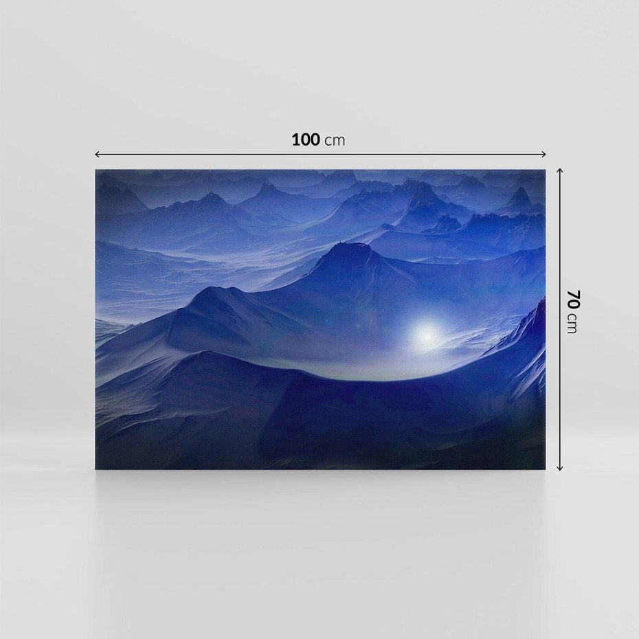 Obraz na płótnie 100x70 - Górska sceneria - krajobraz, góry