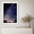 Plakat bez ramy 30x40 - Gwiaździste Ujęcie - gwiaździste niebo, noc