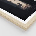Plakat w ramie 40x50 - Sarnie Skoki - zdjęcie, klimatyczny las - rama drewno