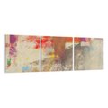 Obraz na płótnie 90x30 - Abstrakcja olejna - kształty i kolory - abstrakcja, olejna
