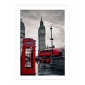 Plakat bez ramy 21x30 - Londyński Klimat Telefoniczny - Londyn, telefon