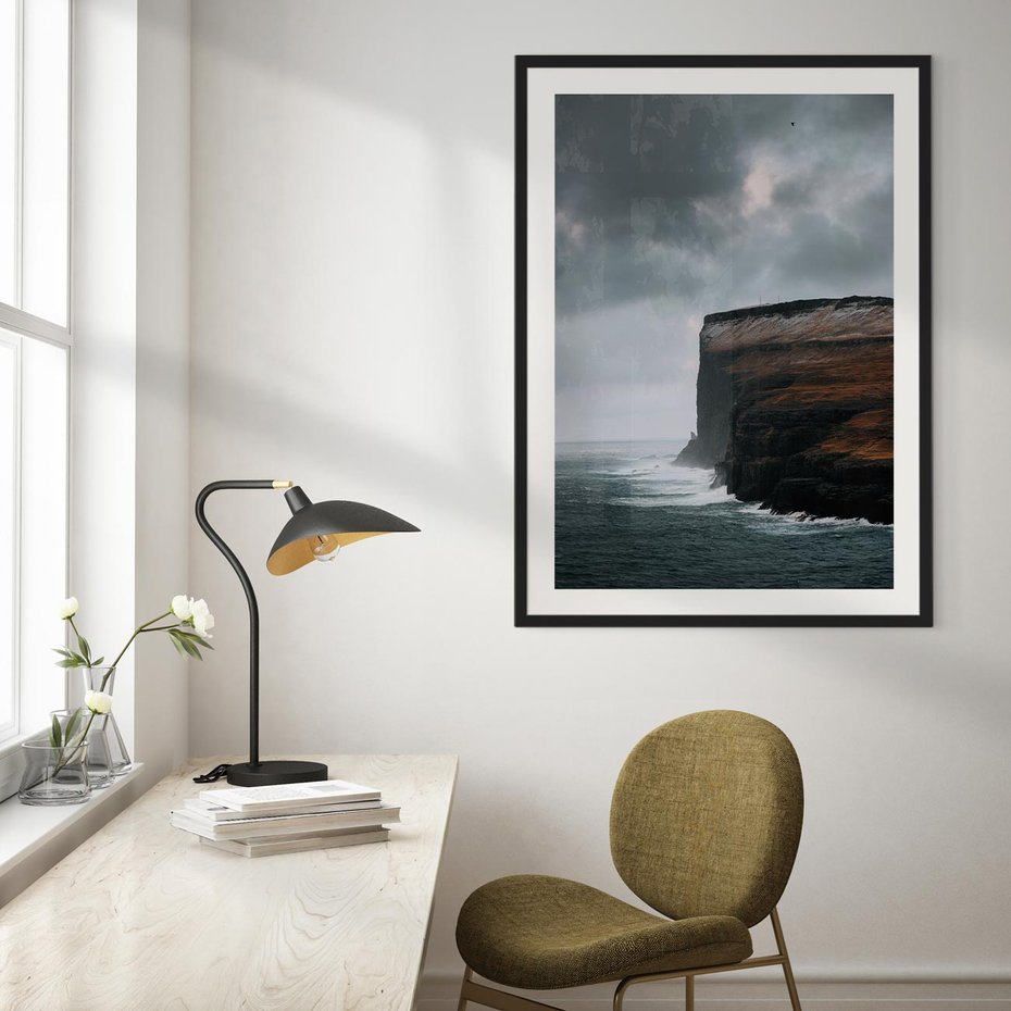 Plakat bez ramy 40x50 - Przyroda w Majestacie - fiordy, klify