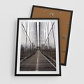 Plakat w ramie 50x70 - Nowoczesna Linia - most, nowoczesna - rama czarna