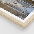 Plakat w ramie 50x70 - Kolumny Czasu - architektura, kolumny - rama drewno