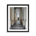 Plakat w ramie 40x50 - Uroki Kolumn - kolumny, architektura - rama czarna
