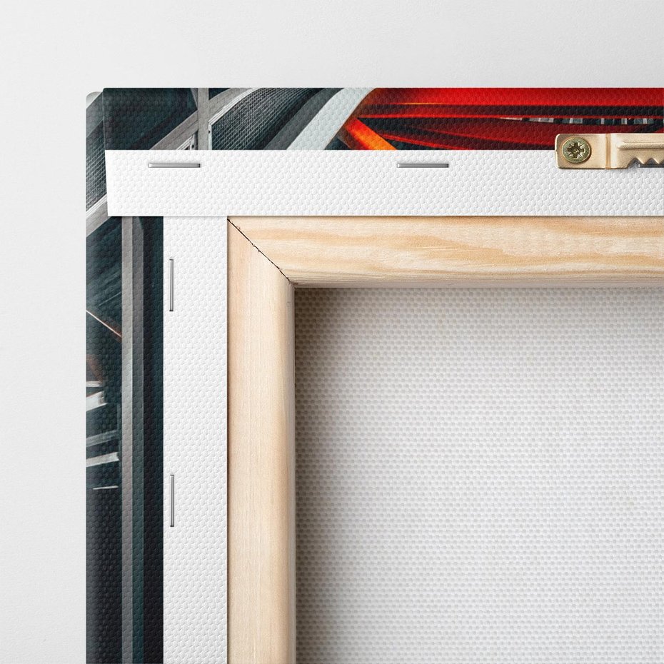 Obraz na płótnie 150x50 - Nieskończoność Przestrzeni - korytarz, perspektywa