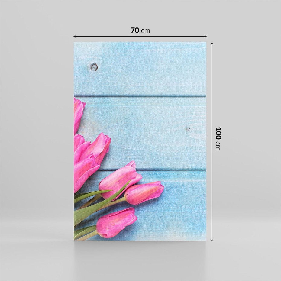 Obraz na płótnie 70x100 - Piękno w pełnym rozkwicie - kwiaty, tulipany