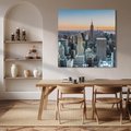 Obraz na płótnie 70x70 - Pulsujący Nowy Jork - New York, miasto