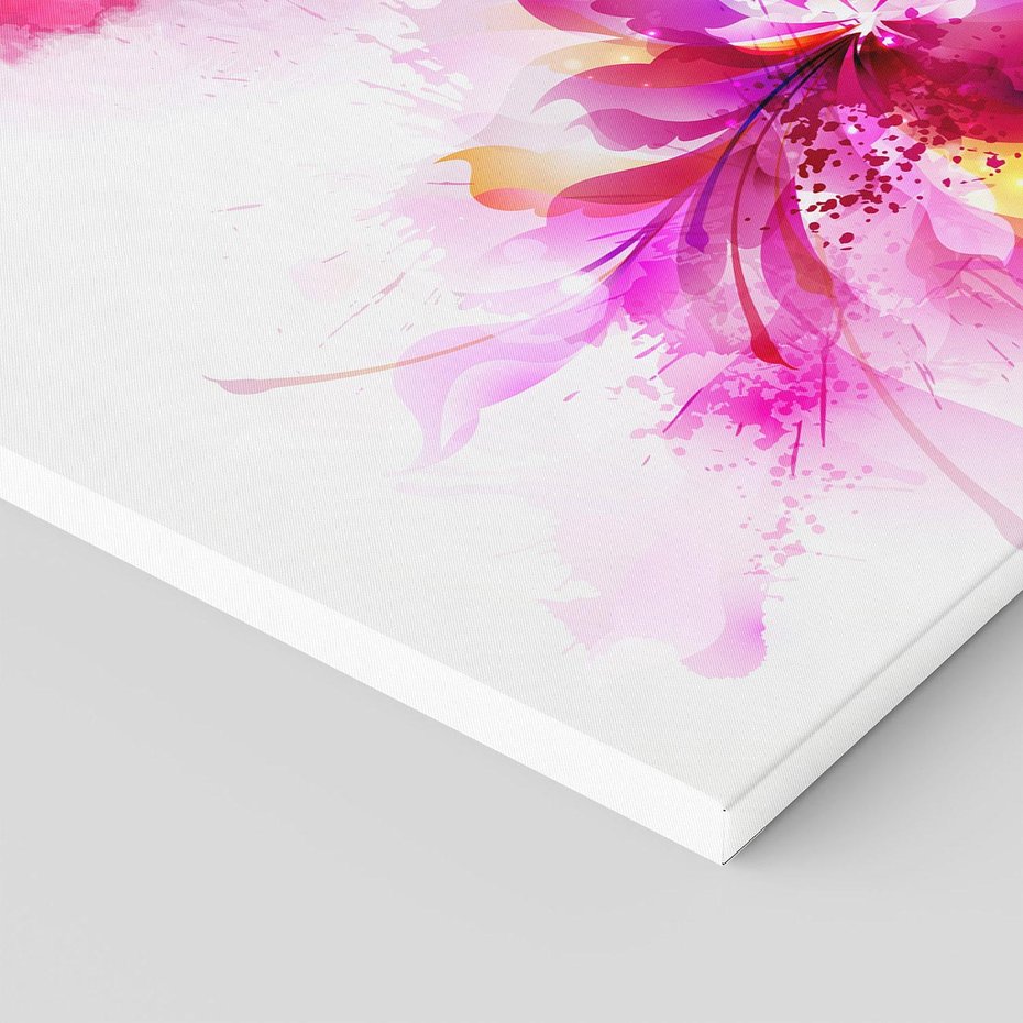 Obraz na płótnie 120x80 - Kwiaty abstrakcji - abstrakcja, kwiaty