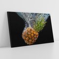 Obraz na płótnie 120x80 - Ananas Egzotyczne Cudo - ananas, owoc