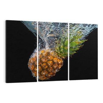 Obraz na płótnie 120x80 - Ananas Egzotyczne Cudo - ananas, owoc