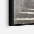 Obraz w ramie 70x100 - Malowane impresje zmysłów - abstrakcyjne plamy, linie - rama czarna