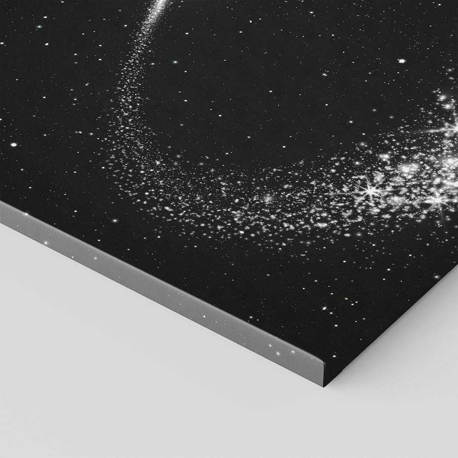 Obraz na płótnie 70x70 - Kometa wśród gwiazd - kometa, gwiazdy