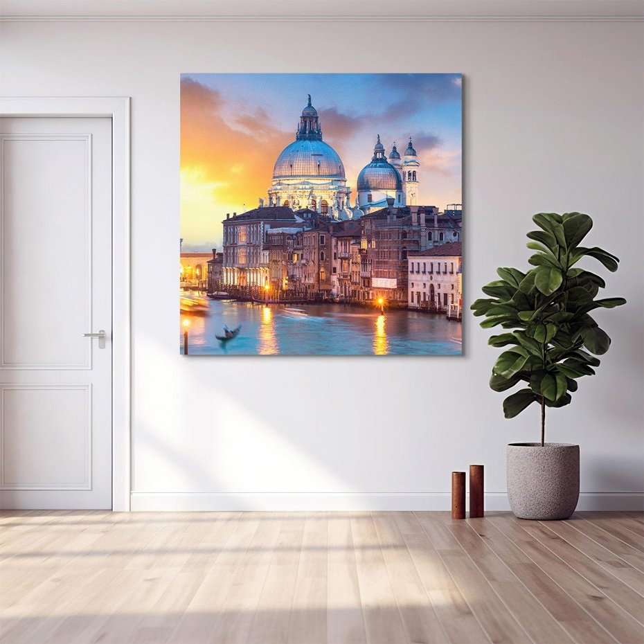 Obraz na płótnie 30x30 - Wenecja: miasto zakochanych - Wenecja, Włochy