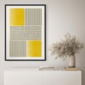 Plakat bez ramy 30x40 - Geometria w Ruchu - geometria, proste linie