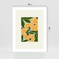 Plakat bez ramy 30x40 - Abstrakcyjne Echa - kwiaty, rośliny