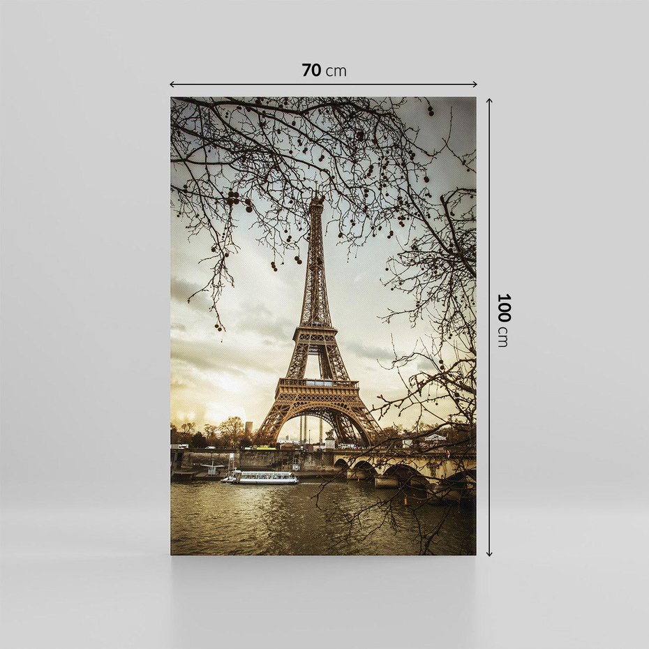 Obraz na płótnie 70x100 - Uroczystość w Paryżu - Paryż, wieża