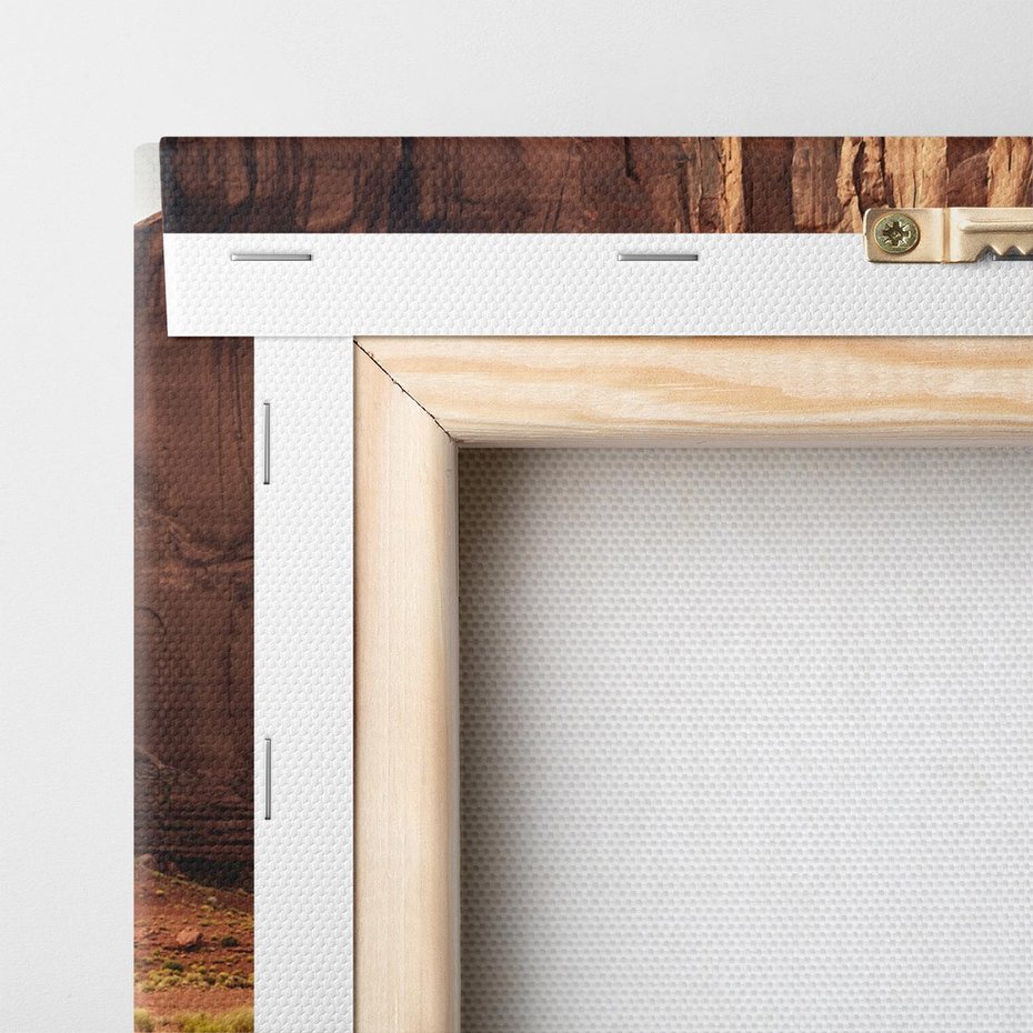 Obraz na płótnie 50x70 - Pejzaż pustynnego kanionu - pustynia, kanion