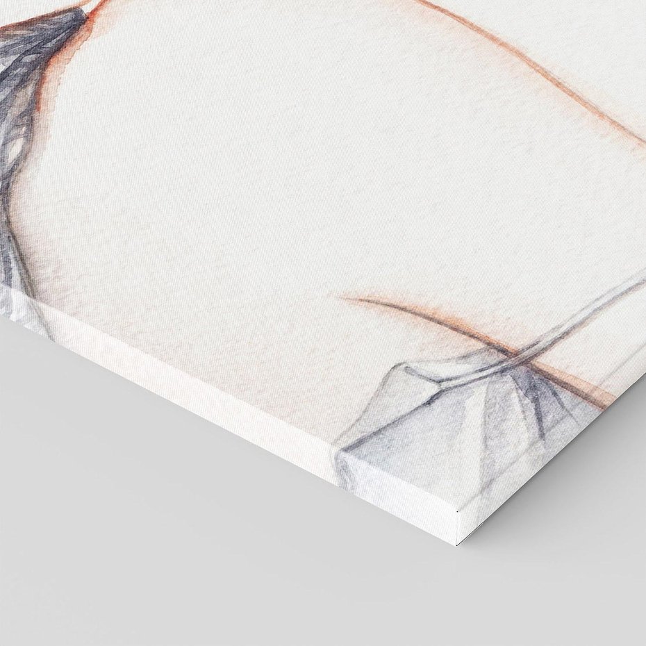 Obraz na płótnie 80x120 - Stylowa Ekspresja - kobieta, moda