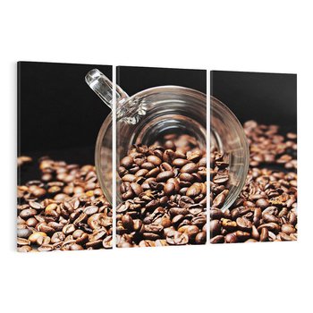 Obraz na płótnie 120x80 - Kawa ziarna pełne aromatu - kawa, ziarna