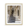 Plakat w ramie 40x50 - Urok uliczki: perspektywa miasta - uliczka, perspektywa - rama drewno