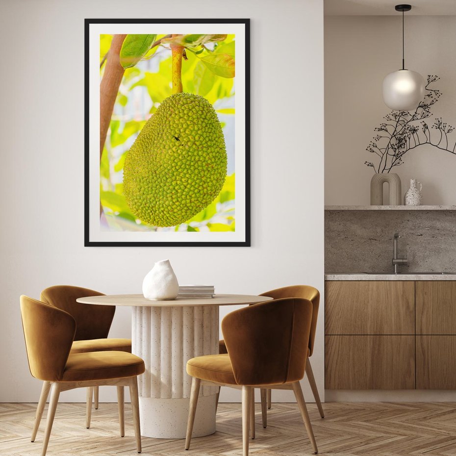 Plakat bez ramy 40x50 - Tropikalny raj nad morzem - tropikalny, owoc