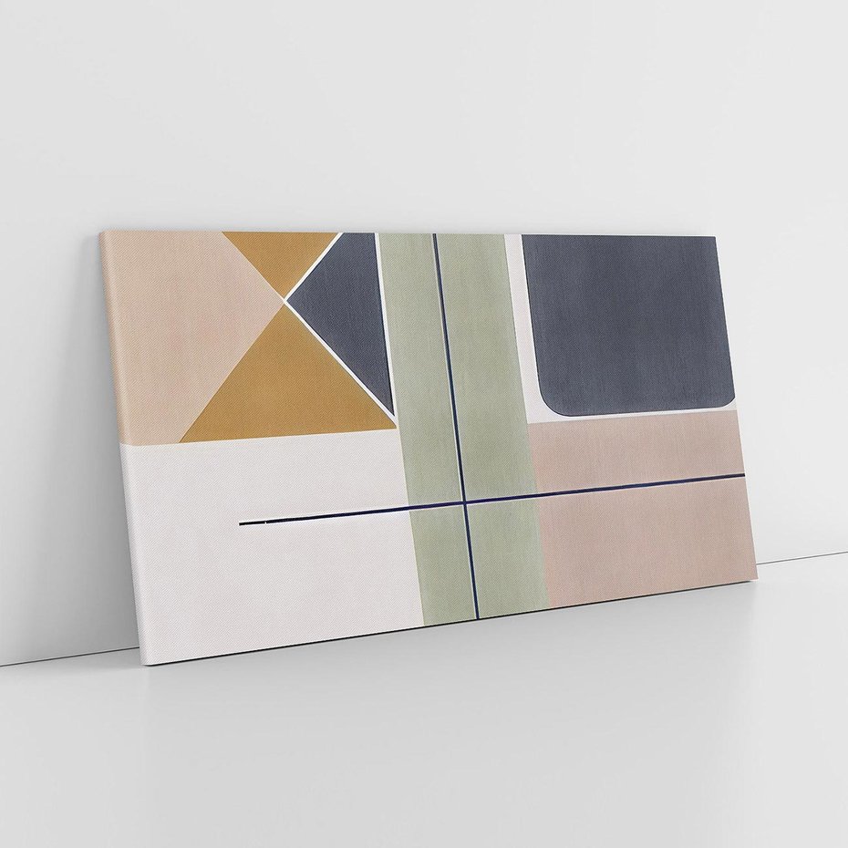 Obraz na płótnie 120x60 - Sztuka Abstrakcji - geometryczne kształty, kolorowe prostokąty