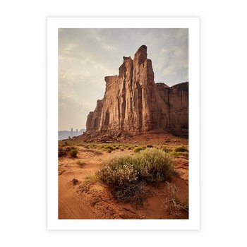 Plakat bez ramy 21x30 - Pejzaż pustynnego kanionu - pustynia, kanion