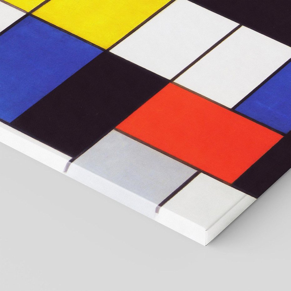 Obraz na płótnie 30x30 - Kompozycja A (1920), Piet Mondrian - Reprodukcja - reprodukcja, obraz na płótnie
