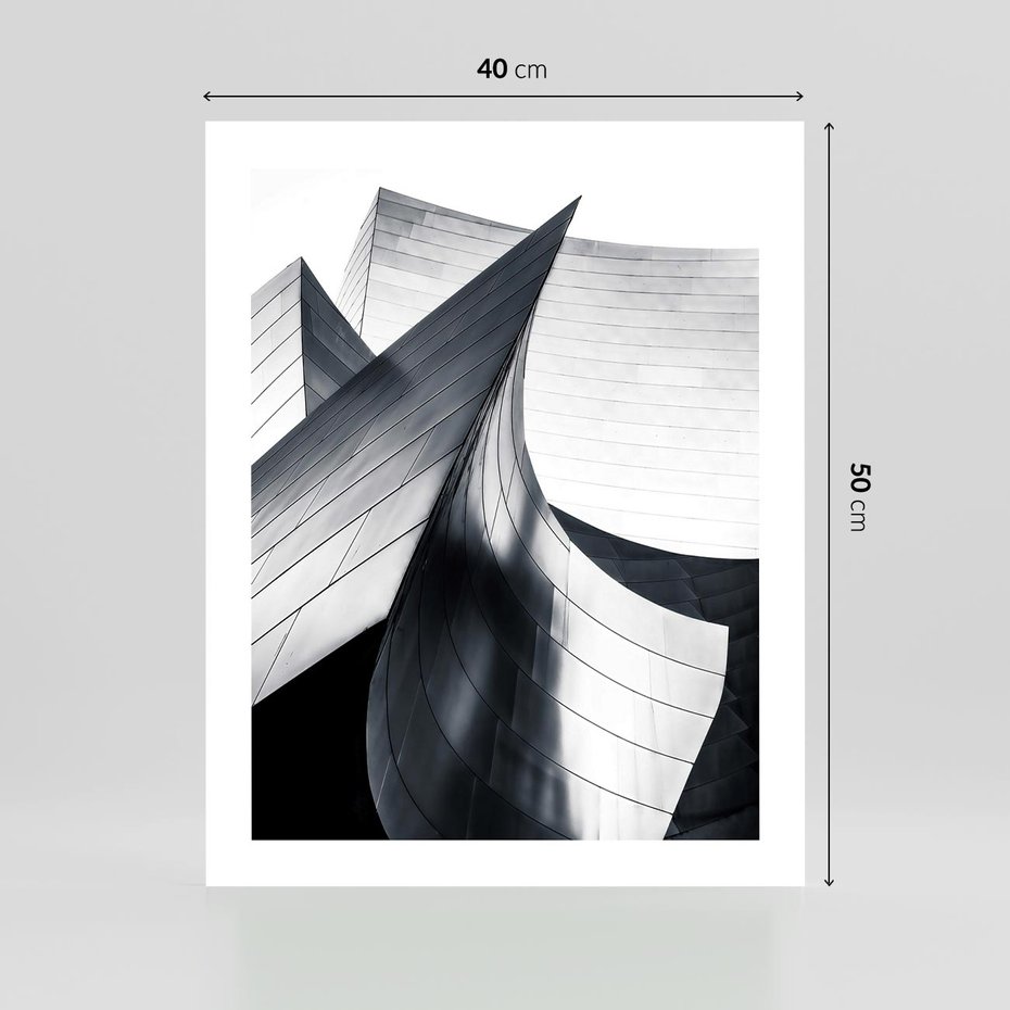 Plakat bez ramy 40x50 - Miasto Współczesności - architektura, nowoczesne budynki