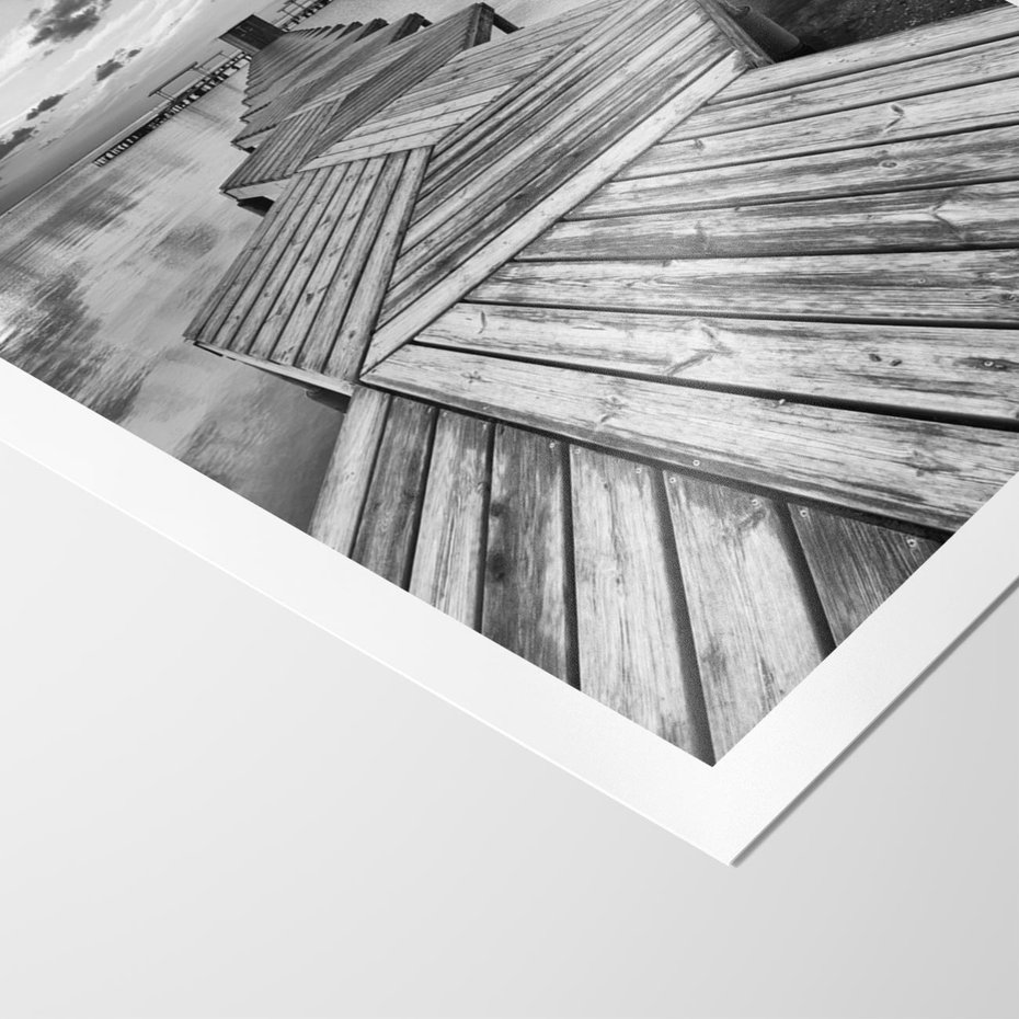 Plakat bez ramy 21x30 - Pomost nad Morzem - pomost, morze