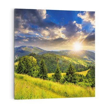 Obraz na płótnie 40x40 - Pejzaż w perspektywie - pejzaż, perspektywa