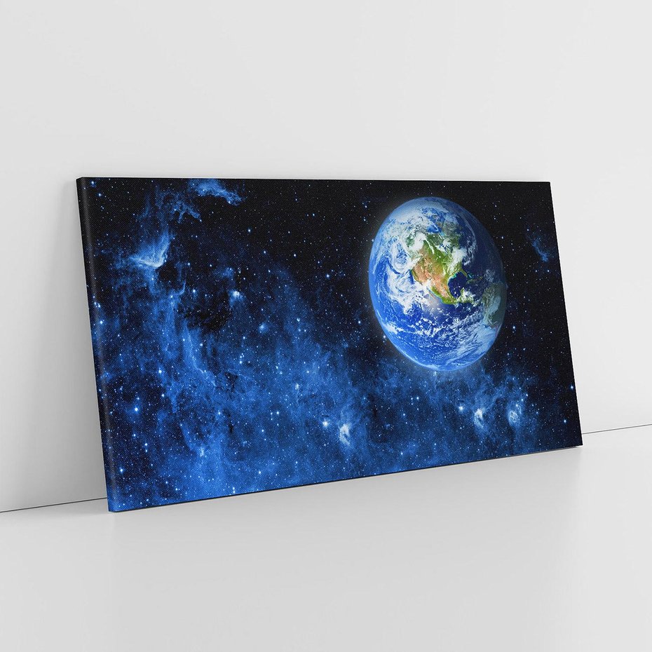 Obraz na płótnie 120x60 - Magia kosmicznej nocy - gwiazdy, kosmos