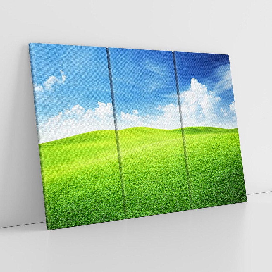 Obraz na płótnie 120x80 - Łąka pod Niebem - łąka, niebo