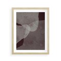 Plakat w ramie 40x50 - Obce Odcienie - mroczny plakat, nowoczesne wnętrza - rama drewno