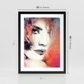 Plakat w ramie 30x40 - Kobieta w sztuce - portret, kobieta - rama czarna