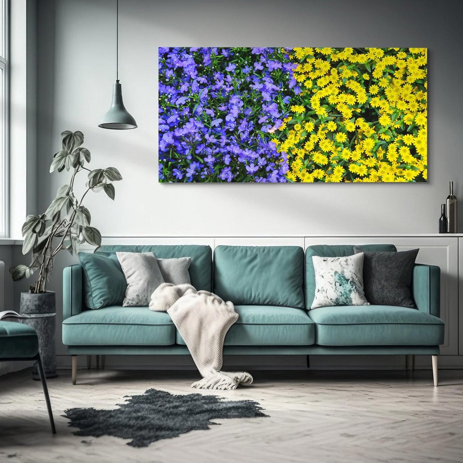 Obraz na płótnie 120x60 - Tulipanowe Elegancja - kwiat, kwiaty