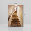 Obraz na płótnie 70x100 - Schody Wymiarów - schody, tunel