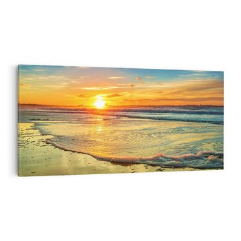 Obraz na płótnie 120x60 - Magia Chwil - zachód słońca,