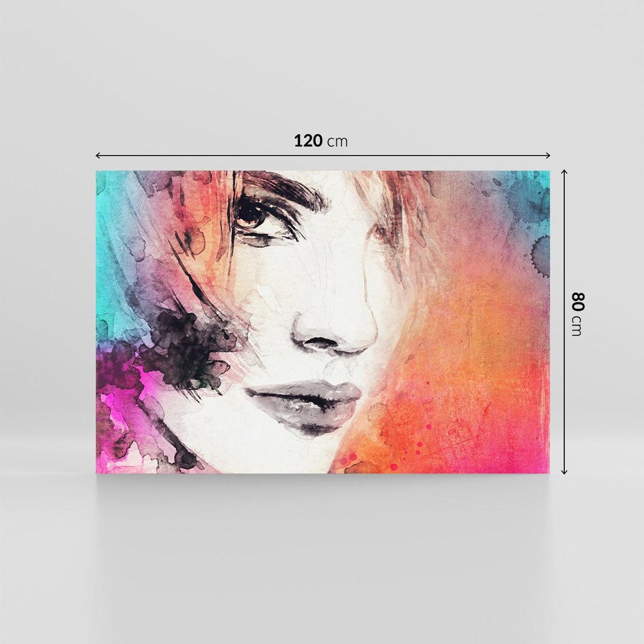 Obraz na płótnie 120x80 - Kobieta w sztuce - portret, kobieta