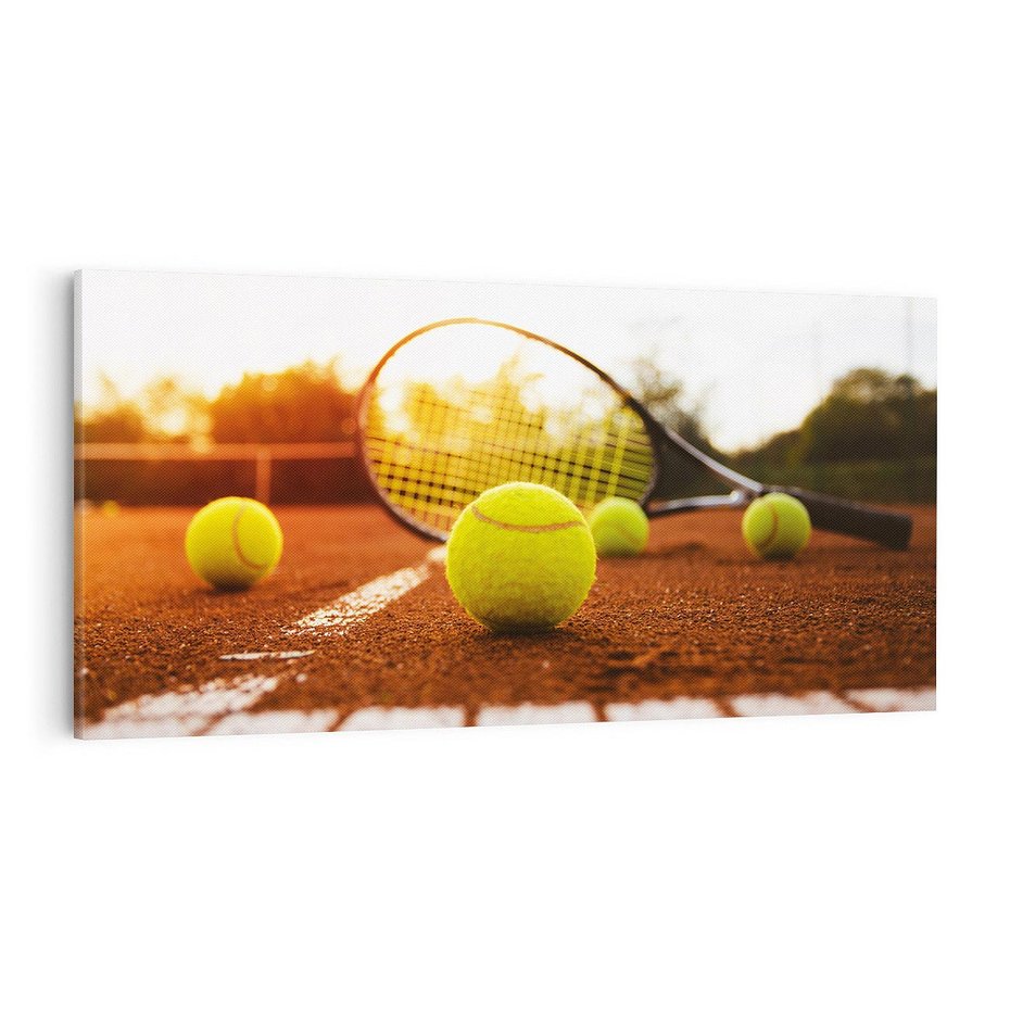 Obraz na płótnie 140x70 - Moc sportowej rywalizacji - tenis, kort