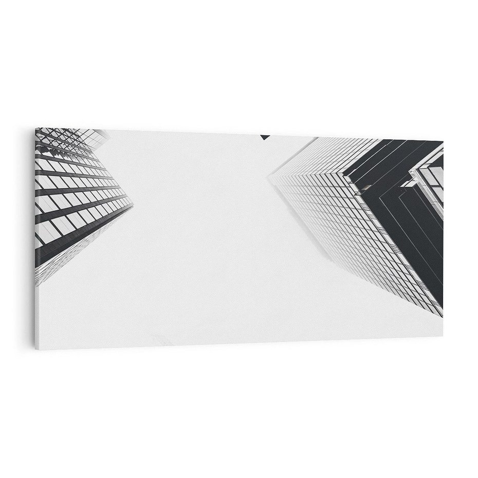 Obraz na płótnie 100x50 - Nowoczesna Dynamika - perspektywa, wieżowce