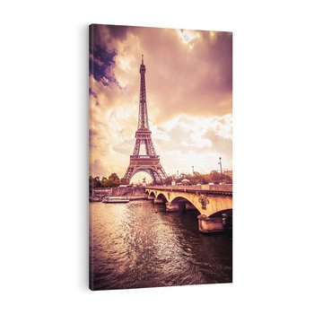 Obraz na płótnie 80x120 - Eiffla: ikona Paryża - Eiffla, Paryż