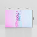 Obraz na płótnie 120x80 - Ananas Abstrakcja - ananas, abstrakcja