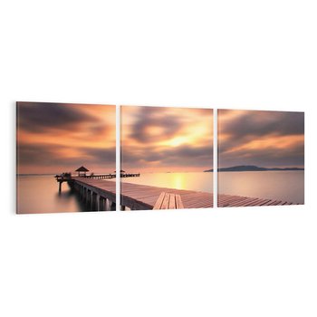Obraz na płótnie 150x50 - Marina nad Oceanem - Tajlandia, marina