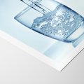 Plakat bez ramy 21x30 - Chłodząca szklanka wody - szklanka, wody