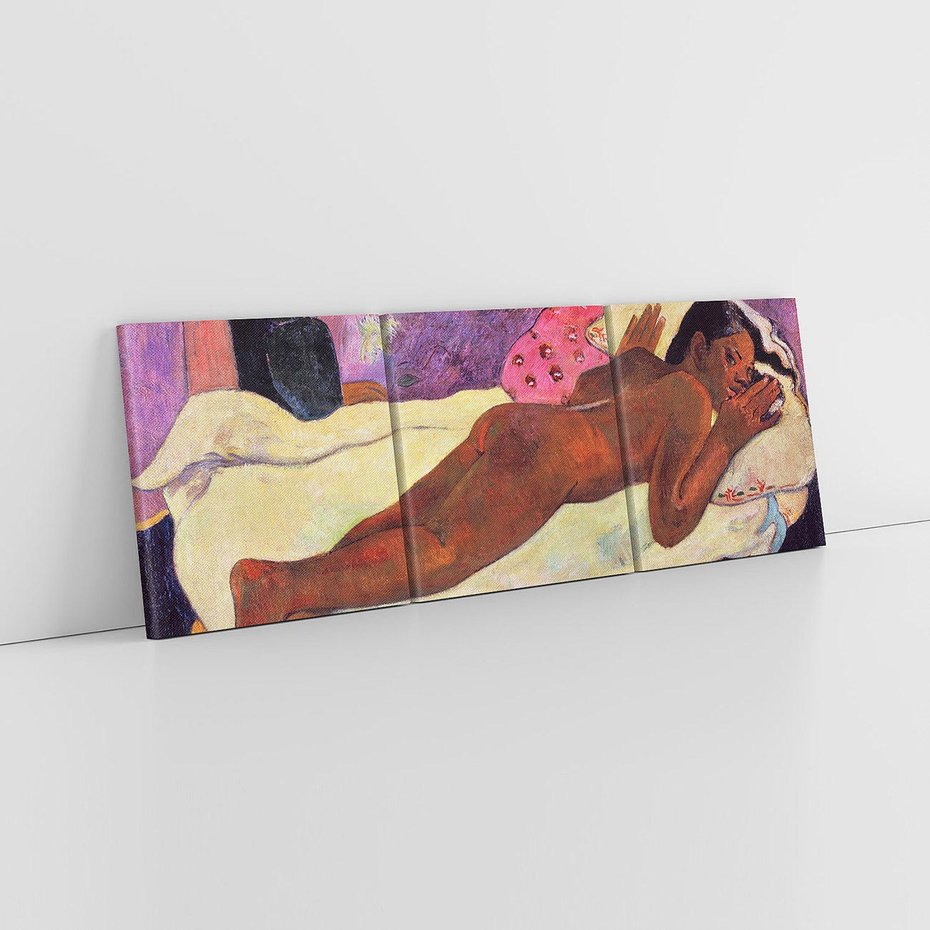 Obraz na płótnie 90x30 - Spirit of the Dead Watching 1892, Paul Gauguin - Reprodukcja - reprodukcja, obraz na płótnie