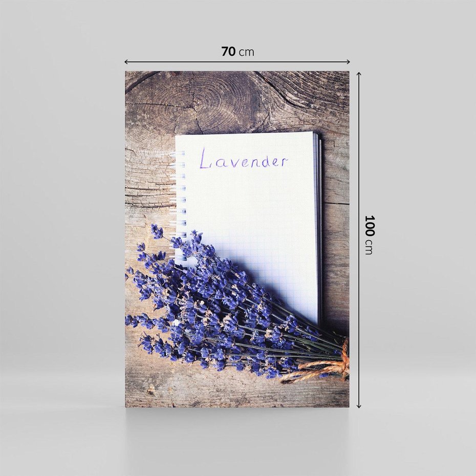 Obraz na płótnie 70x100 - Lawendowa Magia - lawenda, fiolet