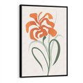 Obraz w ramie 70x100 - Kwiatowe Harmonie - kwiat, sztuka nowoczesna - rama czarna